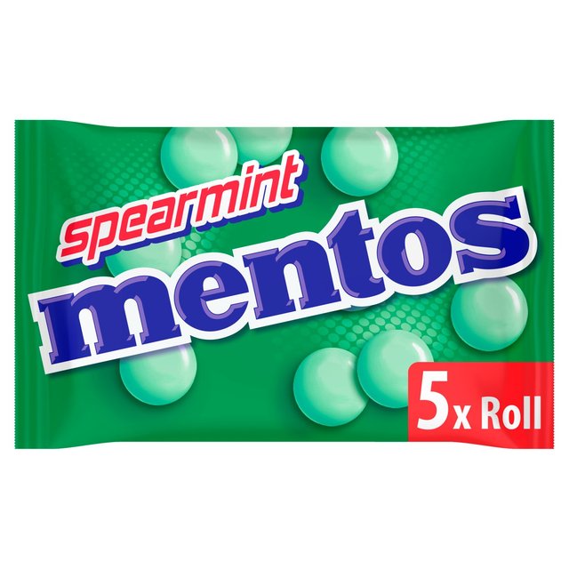 Mentos Chewy Spearmint Sweets Multipack, 5 x 38g