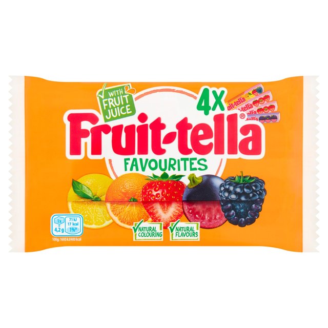 Fruittella Chewy Mix Multipack, 4 x 41g