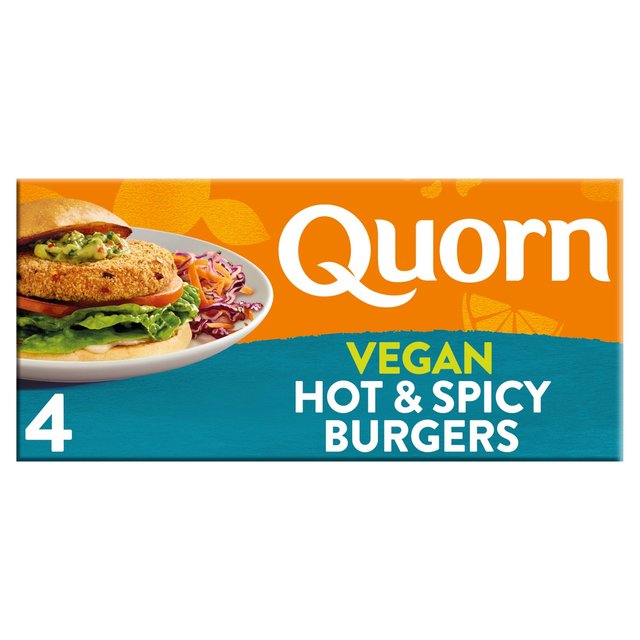 Quorn Vegan 4 Hot & Spicy Burger, 264g