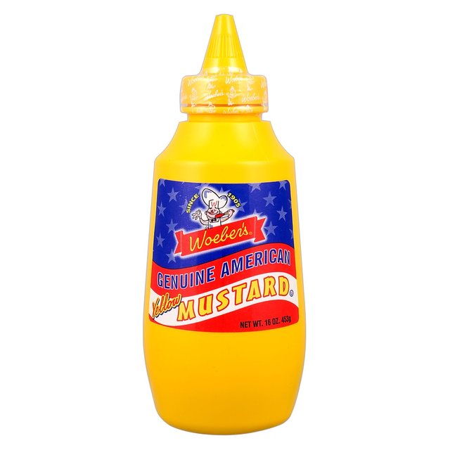 Woebers American Mustard, 453g