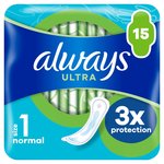 Always Sanitary Towels Ultra Normal (Size 1)