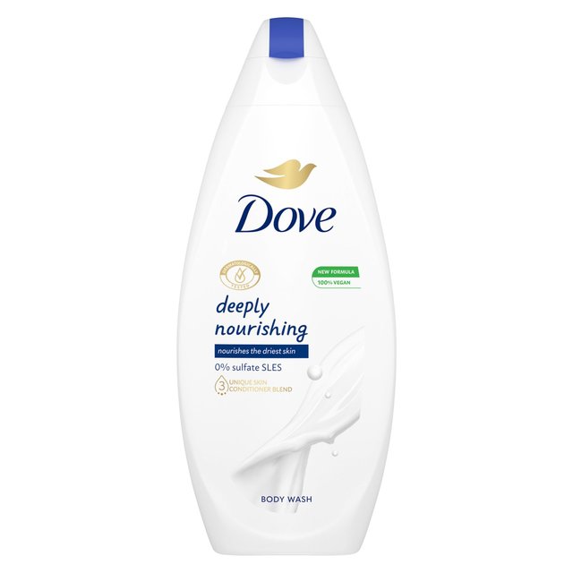 Dove Deeply Nourishing Body Wash Shower Gel, 225ml