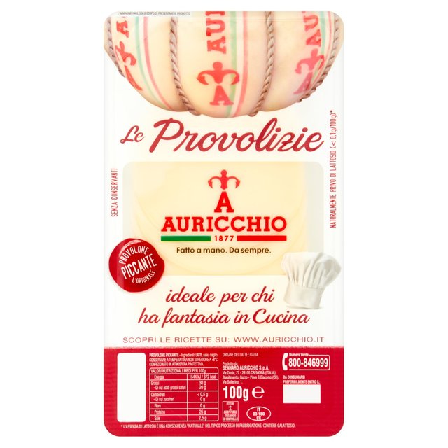 Auricchio Thin Sliced Strong Provolone, 100g