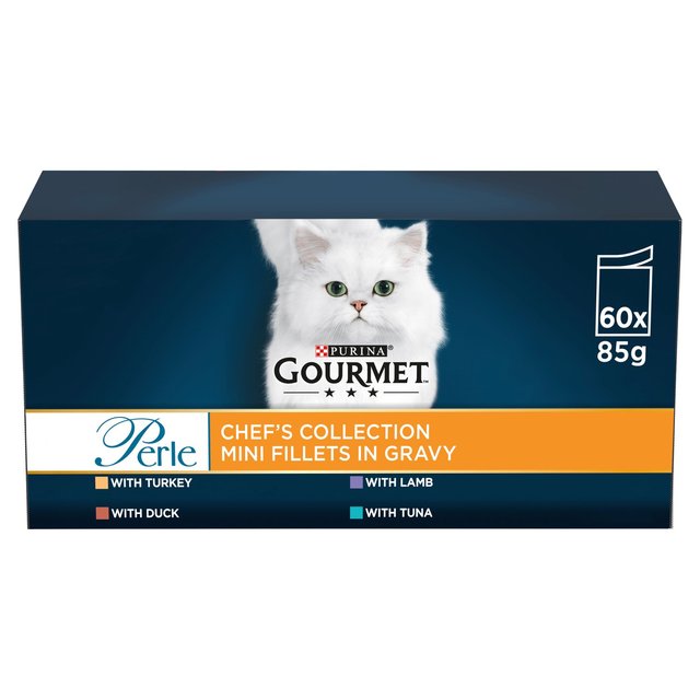 Gourmet Perle Cat Food Chefs Collection Mixed, 60 x 85g