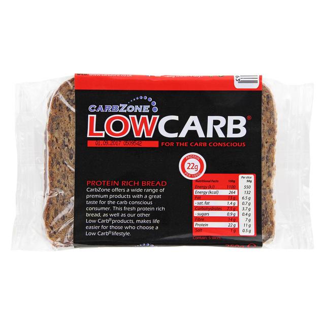 Carbzone LowCarb Protein Rich Bread, 250g