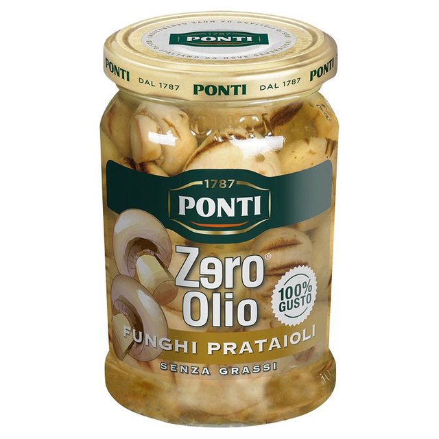Ponti Zero Oil Grilled Champignon Mushrooms, 300g