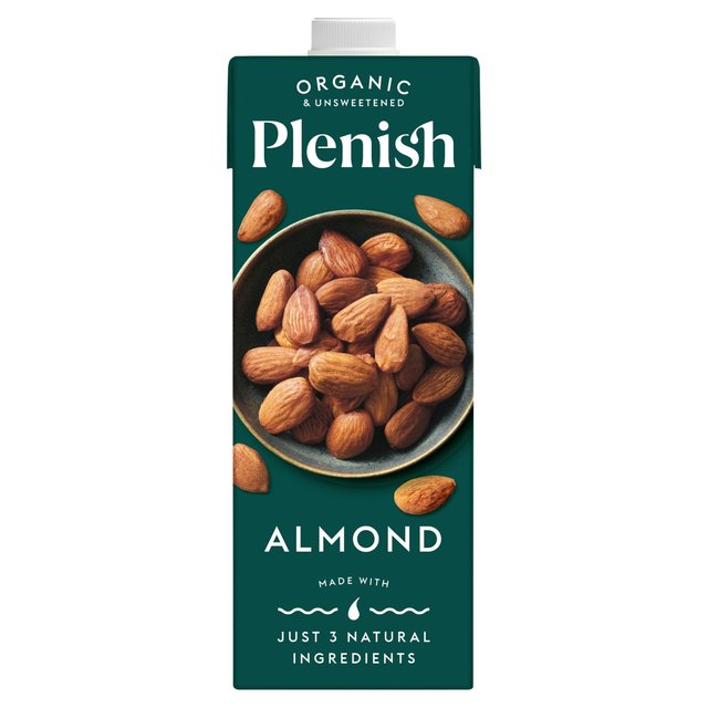 Plenish Organic Almond Unsweetened Drink, 1l