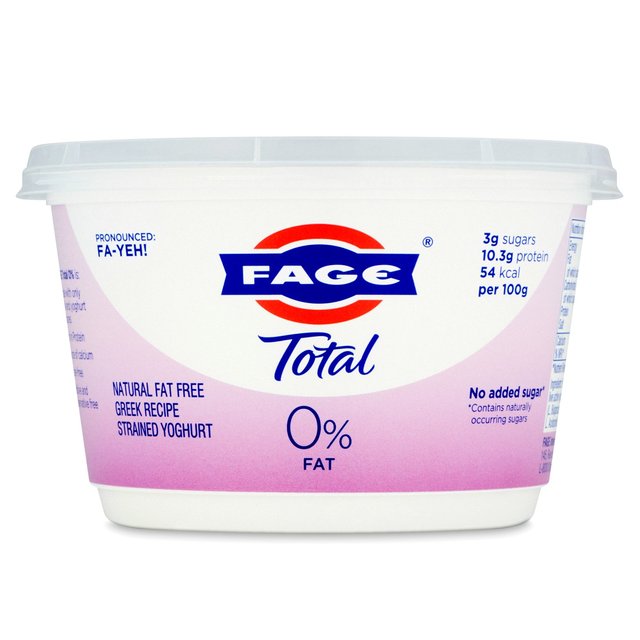 Fage Total 0% Fat Greek Recipe Strained Yoghurt, 450g