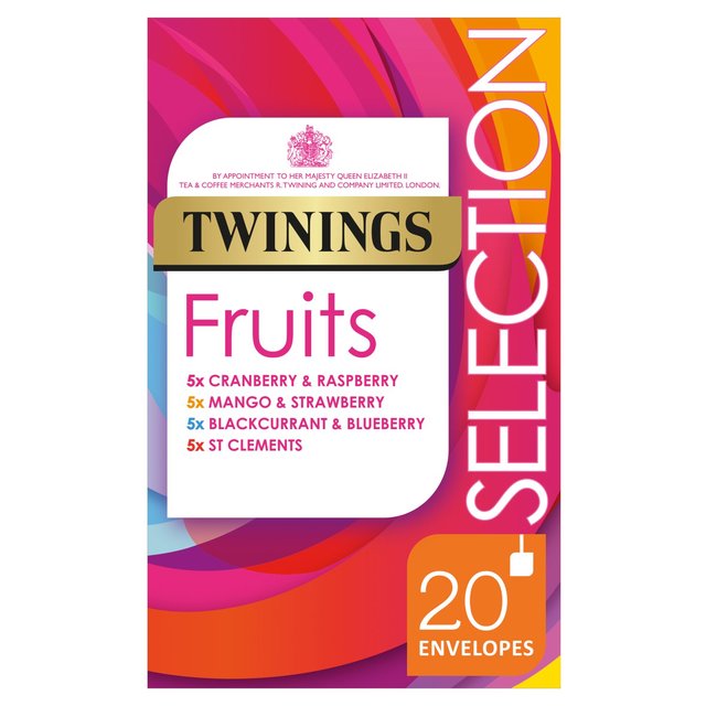 Twinings Fruits Tea Selection, 20 Tea Bags, 20 Per Pack