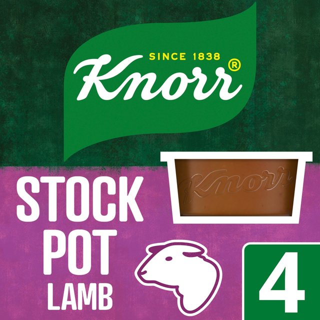 Knorr 4 Lamb Stock Pot, 4 x 28g