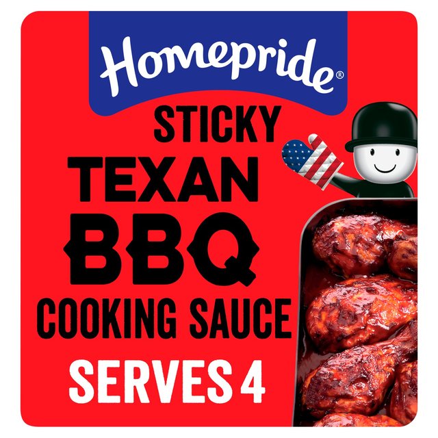 Homepride All American Sticky Texan BBQ Cooking Sauce, 200g