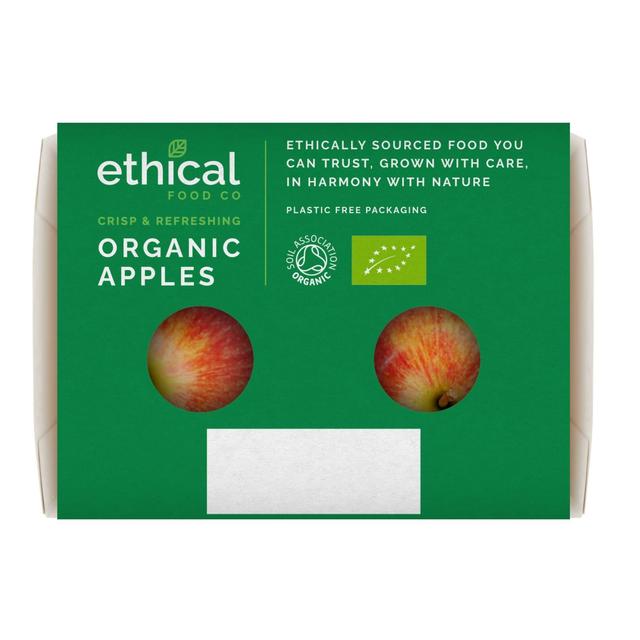 Ethical Food Company Organic Braeburn Apples, 4 Per Pack