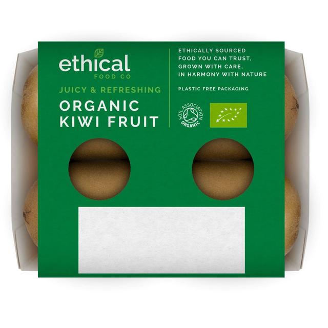 Ethical Food Company Organic Kiwi Fruit, 4 Per Pack
