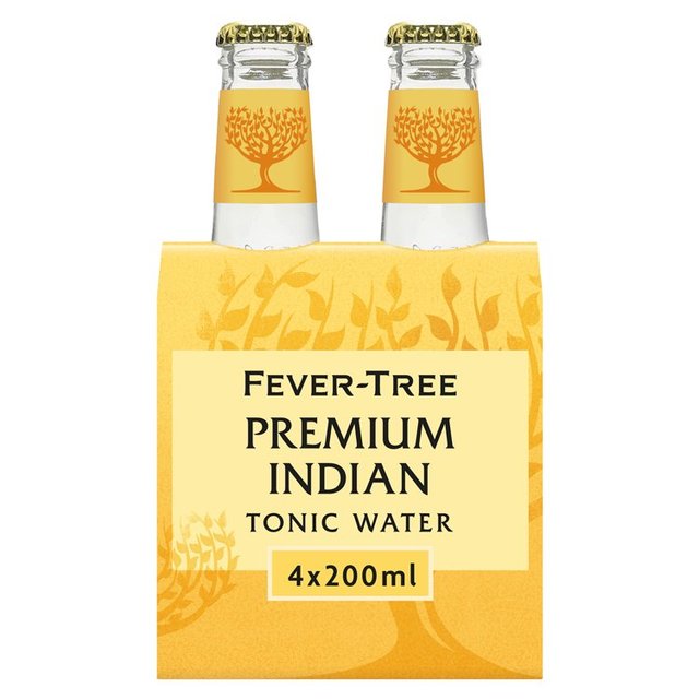 Fever-Tree Premium Indian Tonic Water, 4 x 200ml