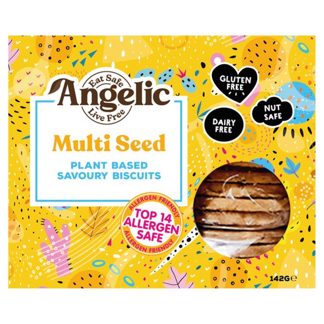 Angelic Free From Multi Seed Crackers, 150g