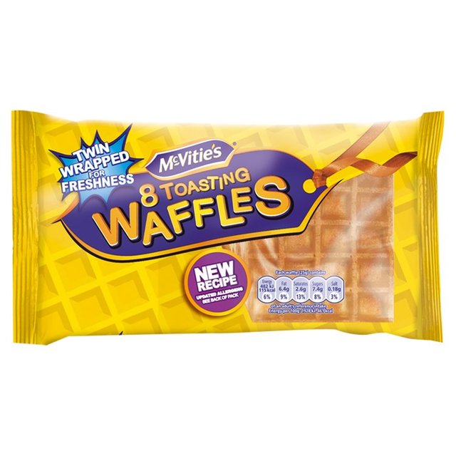 McVitie’s Toasting Waffles, 8 Per Pack