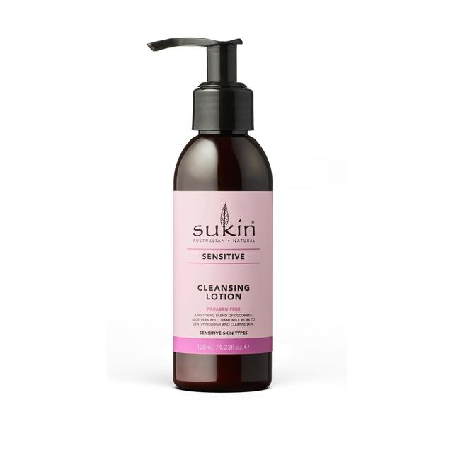Sukin Natural Sensitive Skin Cleansing Lotion, 125ml