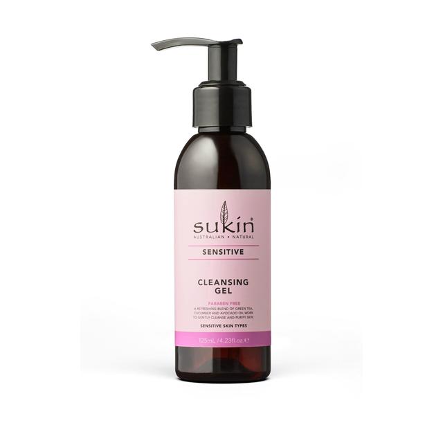Sukin Natural Sensitive Skin Cleansing Gel, 125ml