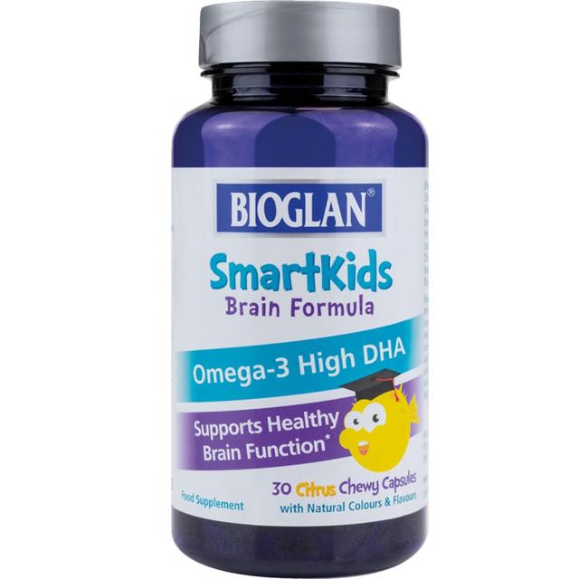 Bioglan Smart Kid’s Brain Formula Omega-3 Capsules, 30 Per Pack