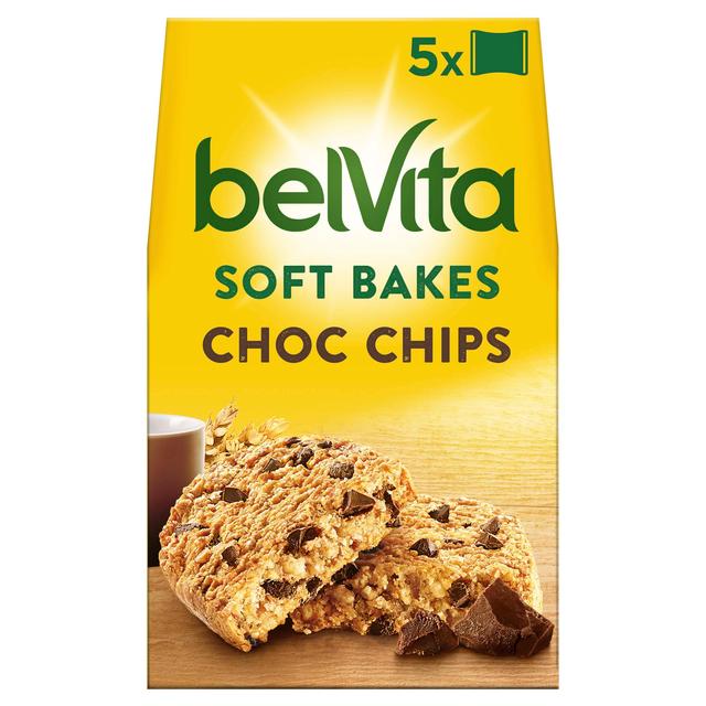 Belvita Choc Chips Soft Bakes Breakfast Biscuits, 5 Per Pack