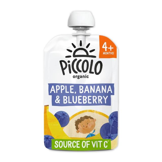 Piccolo Organic Apple, Banana & Blueberry With Hint of Vanilla, 100g