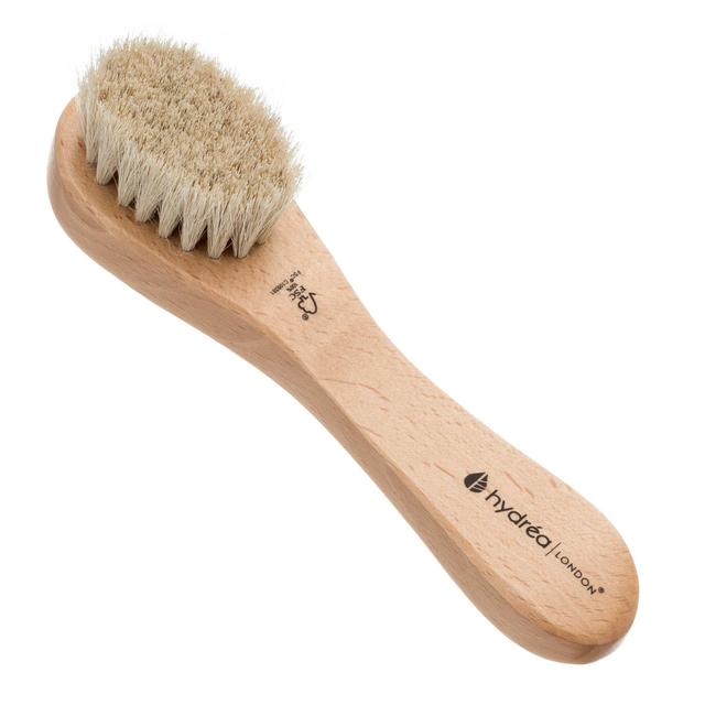 Hydréa London Facial Brush With Pure Bristle, Soft /Medium Strength, One Size