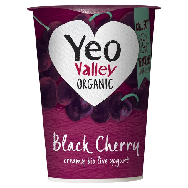 Yeo Valley Organic Black Cherry Yoghurt, 450g