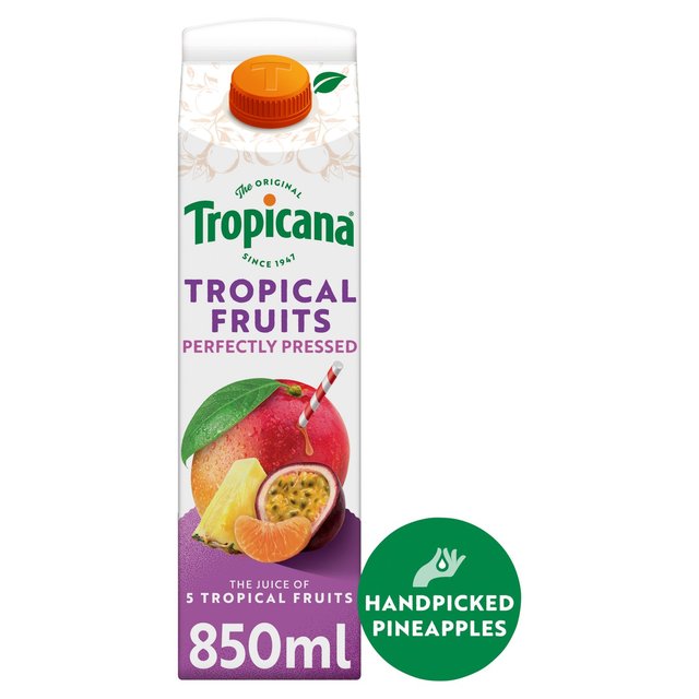 Tropicana Long Life Pure Tropical Fruit Juice, 850ml