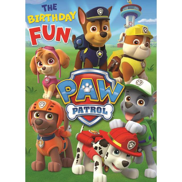 Paw Patrol Birthday Card Ocado