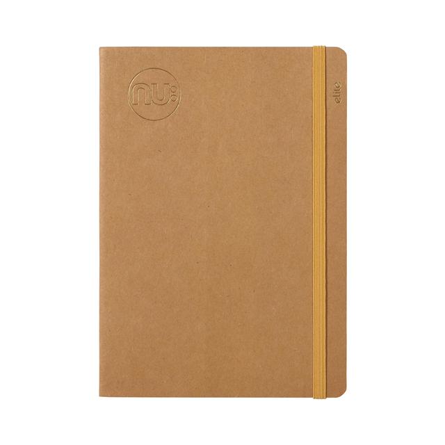 Nuco Nu Kraft A5 Manilla Stitched Notebook, 80 pgs