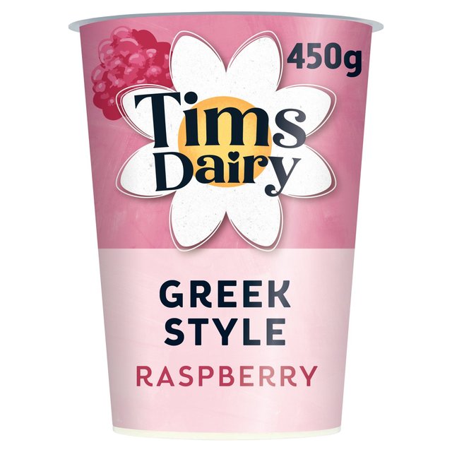 Tims Dairy Greek Style Raspberry Yoghurt, 450g