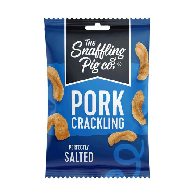 Snaffling Pig Perfectly Salted Pork Crackling Packets, 40g