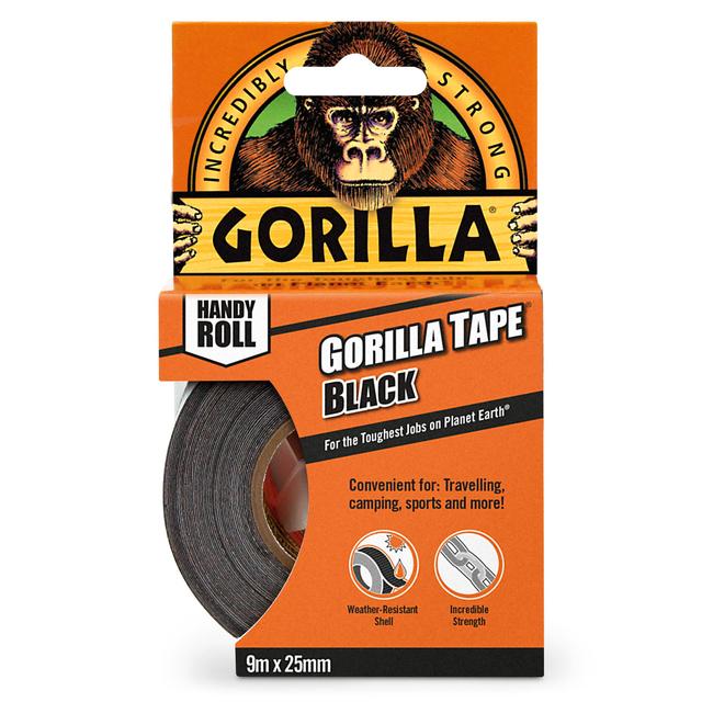 Gorilla Glue Handy Tape Black 9m