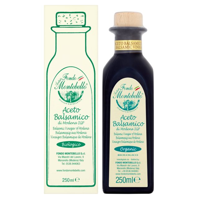 Fondo Montebello Organic Aged Balsamic Vinegar of Modena, 250ml