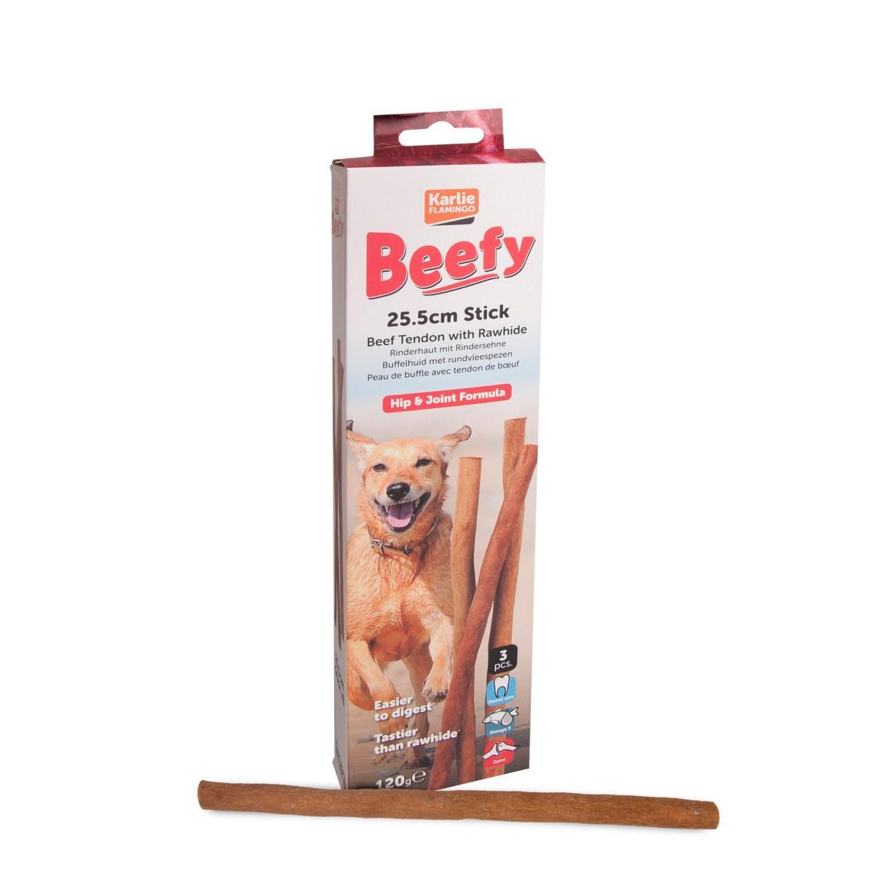 An image of Beef Tendon with Rawhide Stick 3pk