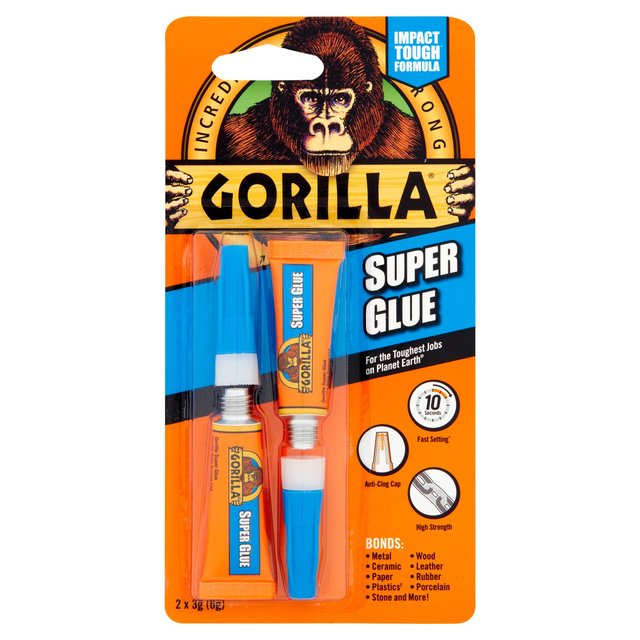 Gorilla Glue Superglue, 2 x 3g