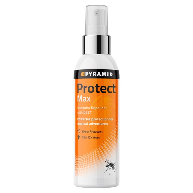 Pyramid Protect Max Mosquito Spray With Deet, 100ml