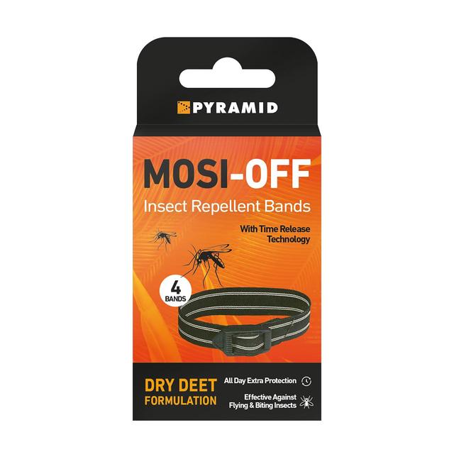 Pyramid Mosi-Off Mosquito Repellent Bands, 4 Per Pack