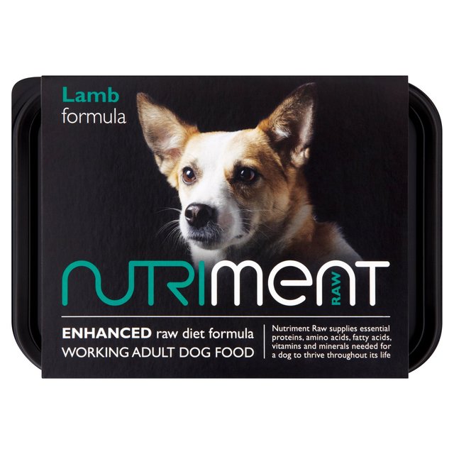 Nutriment Lamb Formula Raw Dog Food, 500g