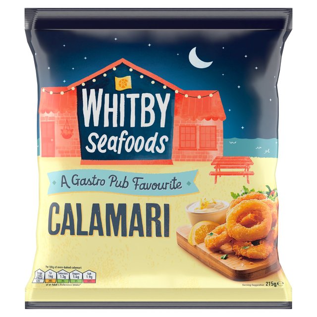 Whitby Seafoods Breaded Calamari Rings, 215g