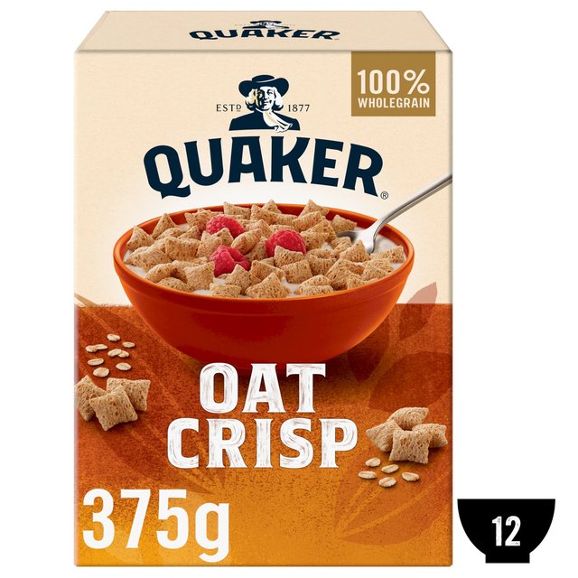 Quaker Original Oat Crisp Cereal, 375g