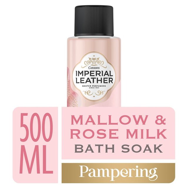 Imperial Leather Pampering Bath Soak Mallow and Rose Milk, 500ml