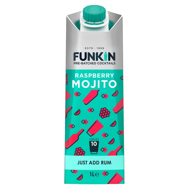 Funkin Raspberry Mojito Cocktail Mixer, 1L