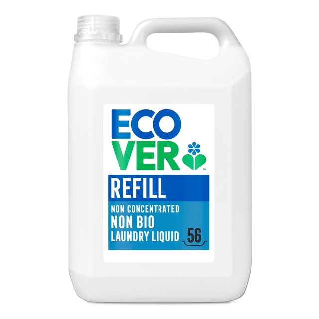 Ecover Non Bio Laundry Liquid Lavender 56 Washes, 5L