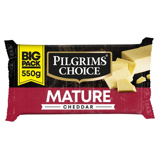 Pilgrims Choice Mature Cheddar, 550g