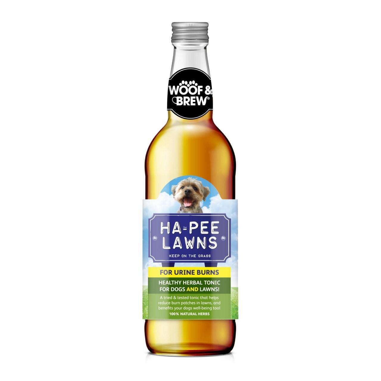 An image of Woof & Brew Healthy Herbal Tonic Ha-Pee Lawns