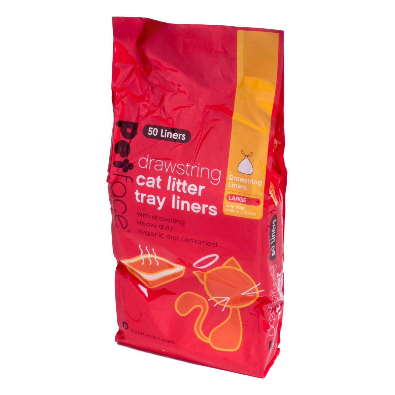 An image of Petface Cat Litter Liners Large