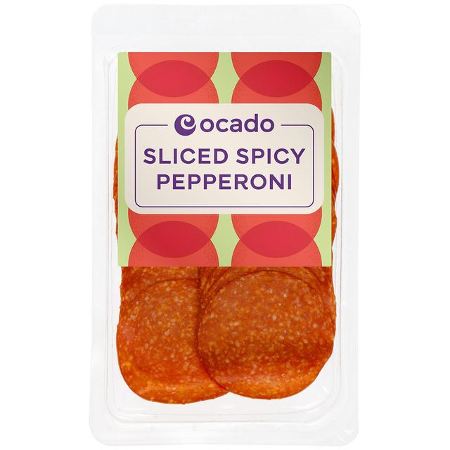 Ocado Sliced Spicy Pepperoni, 130g