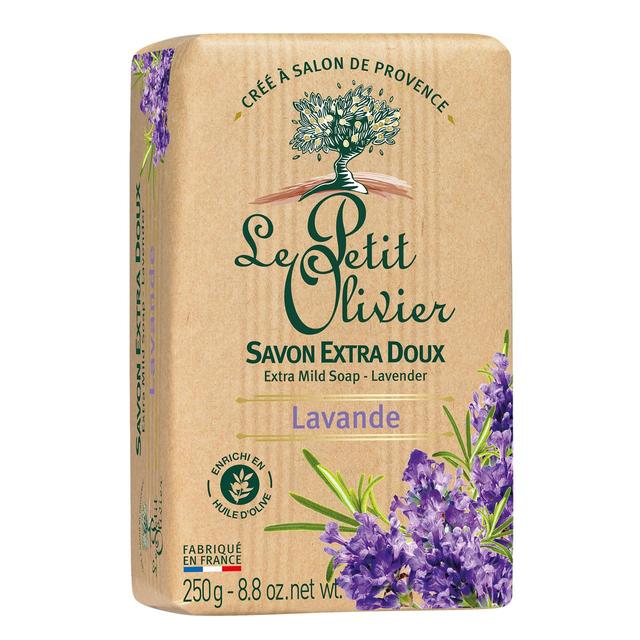 Le Petit Olivier Extra Mild Lavender Soap Bar, 250g