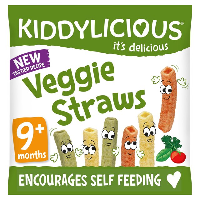 Kiddylicious Veggie Straws, 9 Mths+, 12g